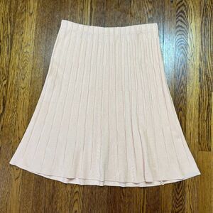 Vintage GIVENCHY Sport Cream Nylon Knit Skirt  Women's Size 10